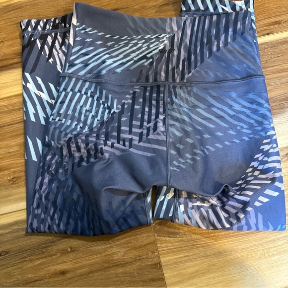 Peloton Zepheria Blue High Rise Waist Capri Leggings Set Womens Small Crop  F - Picture 7 of 9